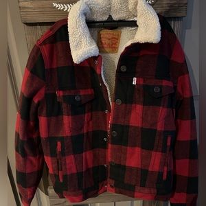 Levi’s buffalo plaid jacket